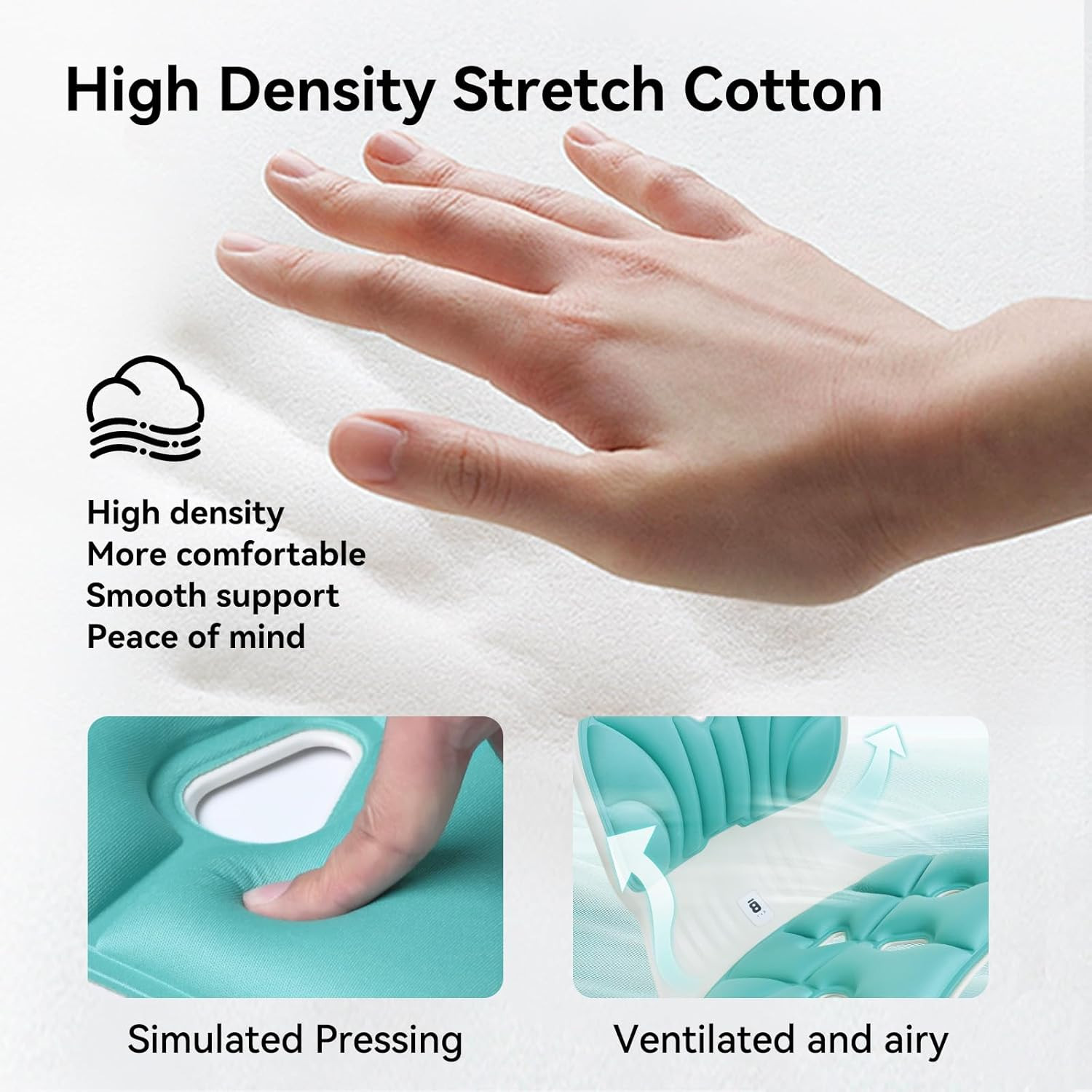 Premium Memory Foam Back Support thumbnail 3