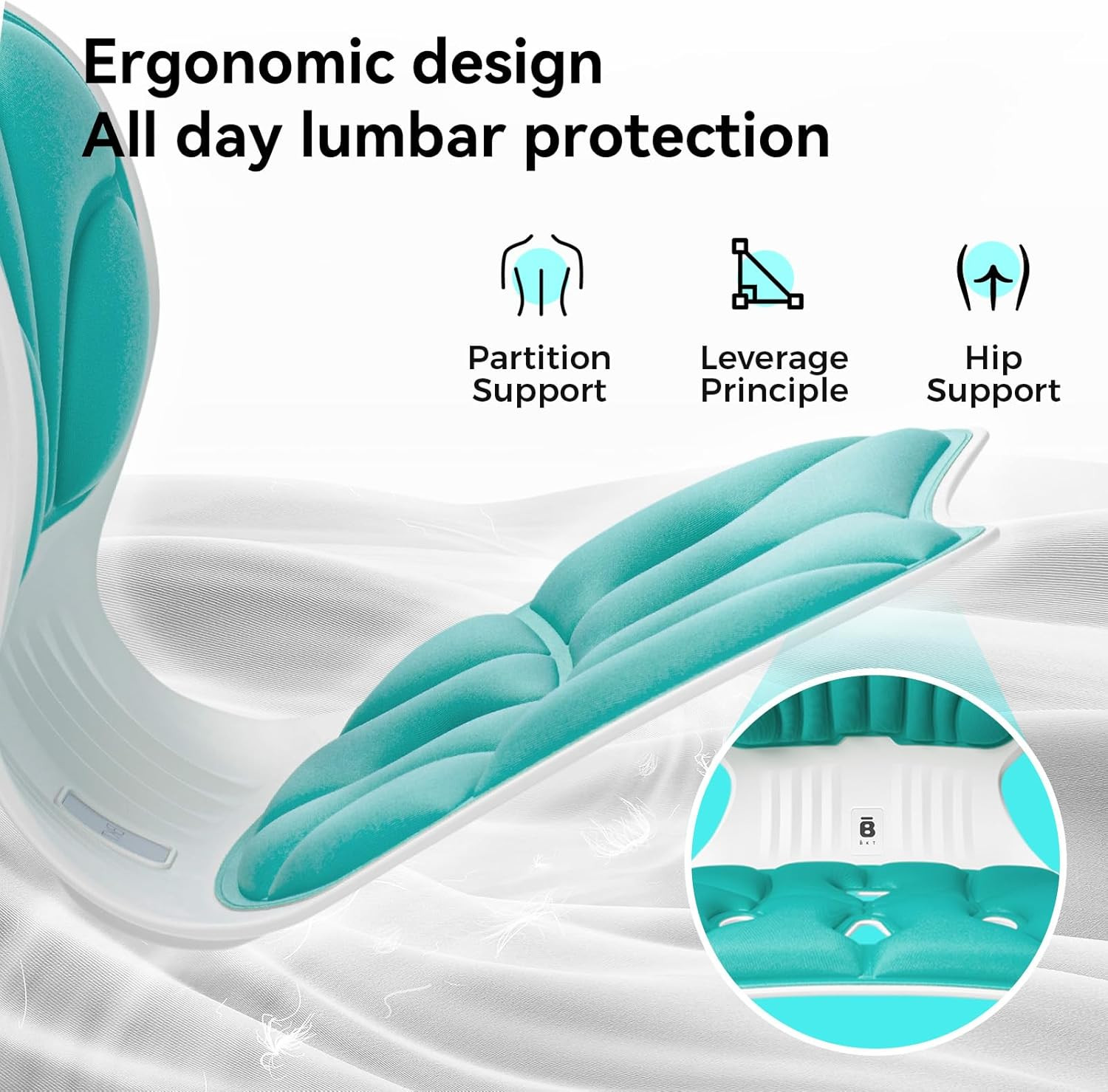 Premium Memory Foam Back Support thumbnail 4