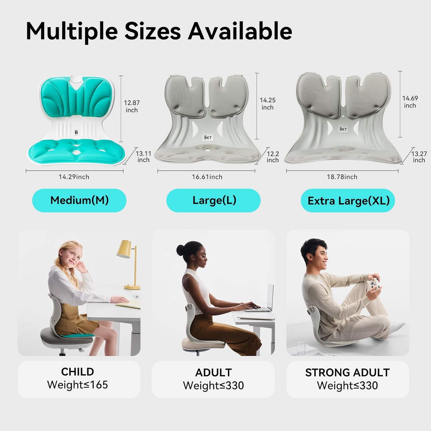 Premium Memory Foam Back Support thumbnail 5