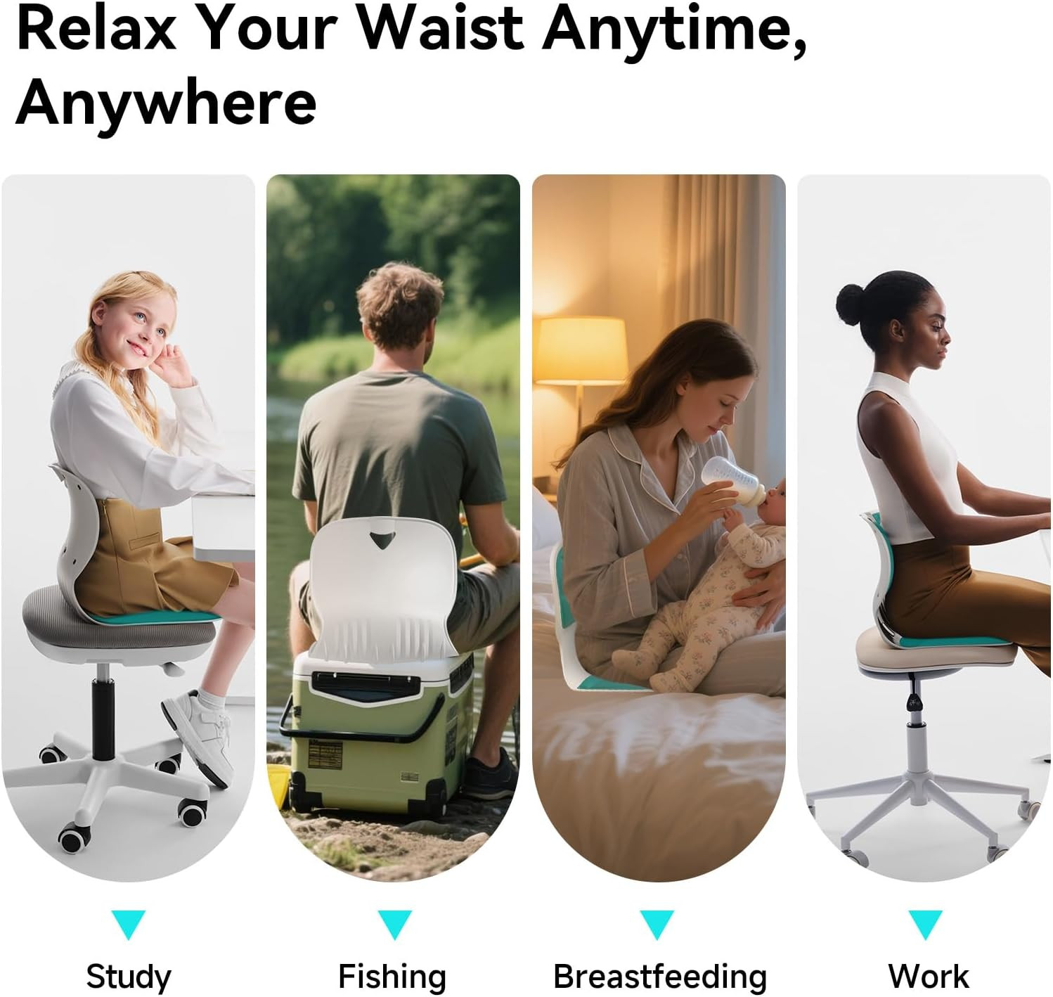 Premium Memory Foam Back Support thumbnail 6