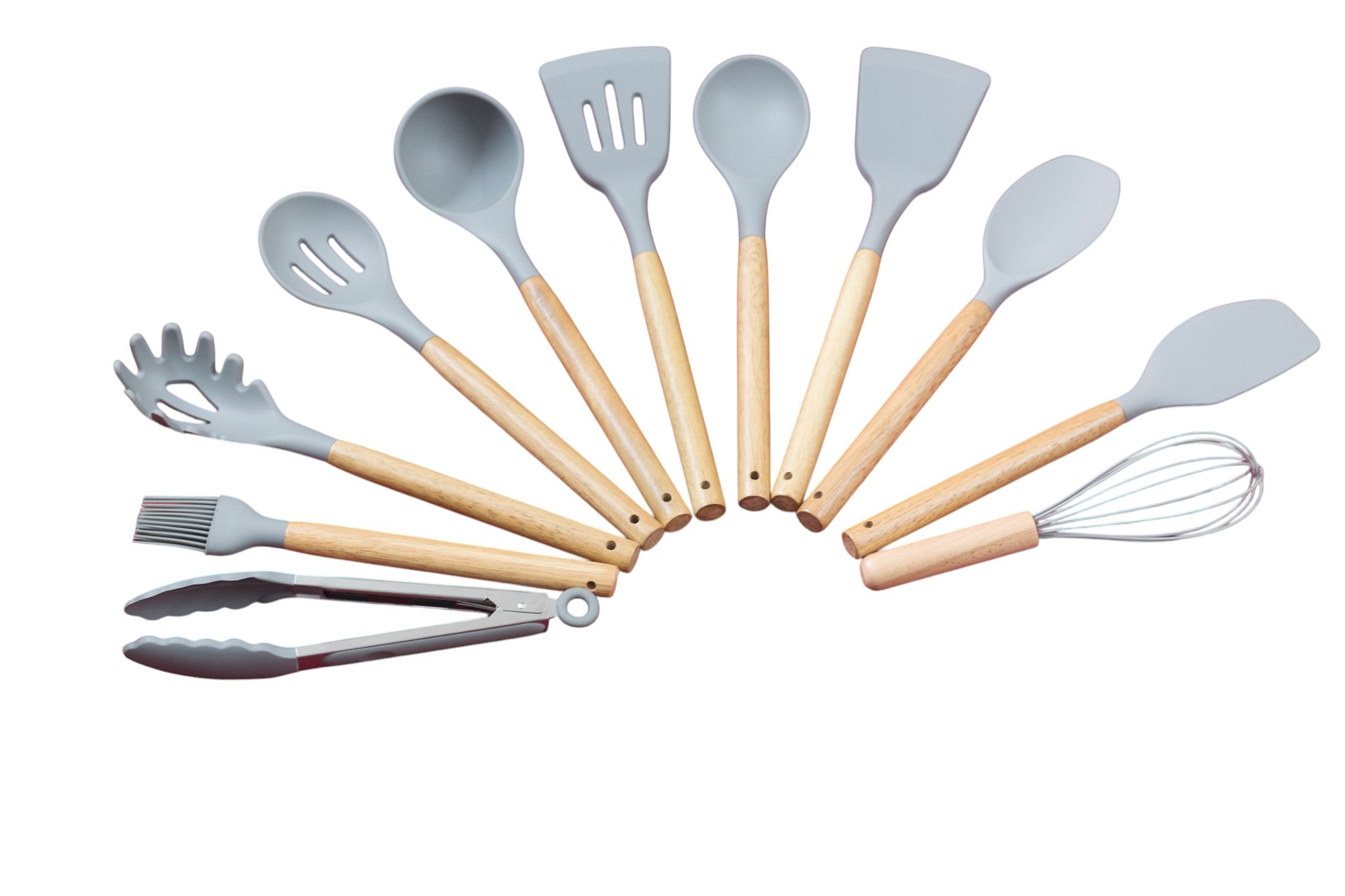 Premium Silicone Kitchen Utensil Set Bangladesh – Aminsuk WoodPro Kitchen Tools thumbnail 5