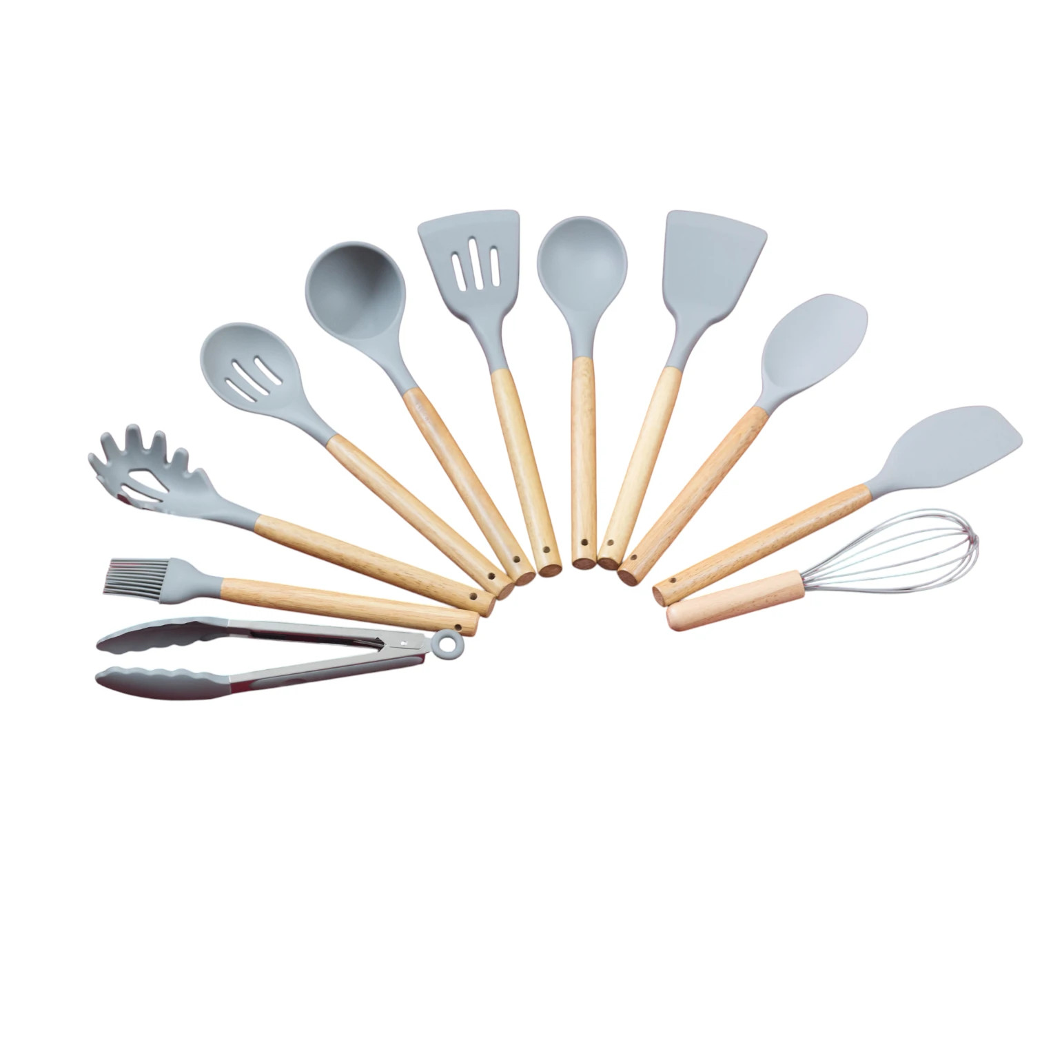 Premium Silicone Kitchen Utensil Set Bangladesh – Aminsuk WoodPro Kitchen Tools thumbnail 6