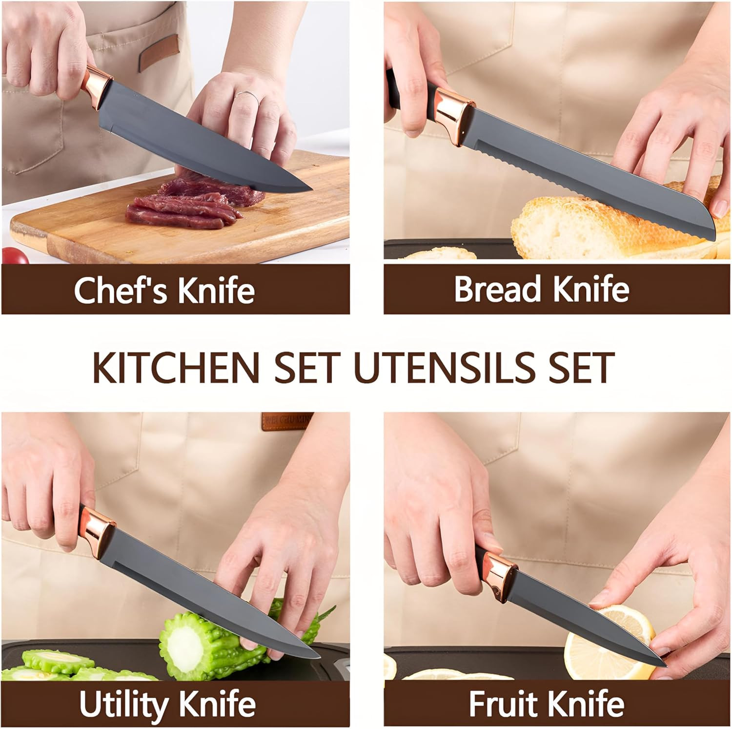 Premium Silicone Kitchen Utensil Set, Best price in Bangladesh – Aminsuk WoodPro Kitchen Tools thumbnail 9