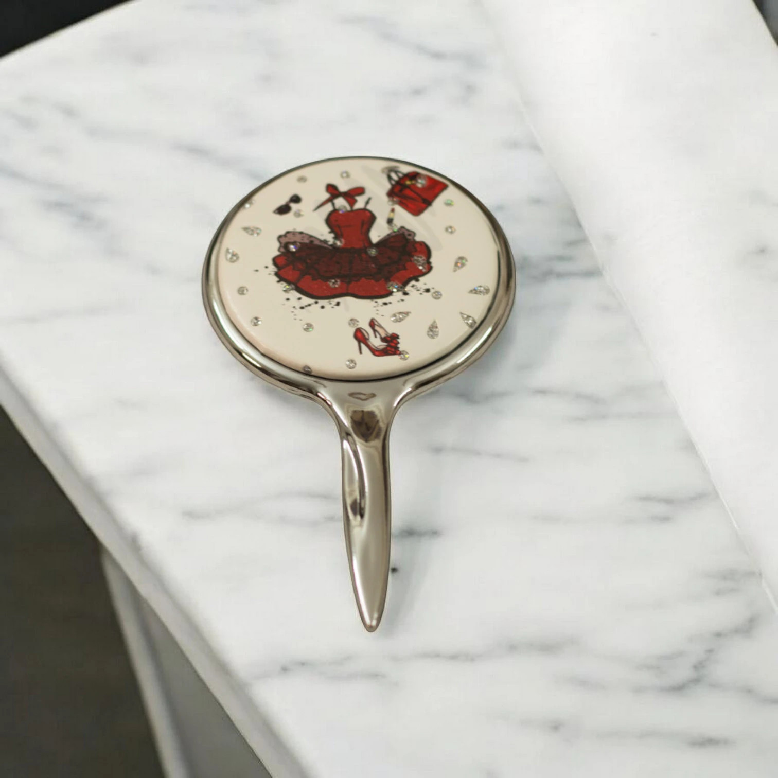 Single Sided Compact Makeup Mirror