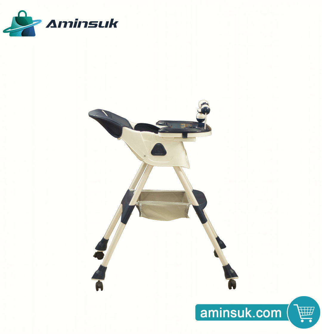 Premium Baby Dining High Chair with Safety Belt & Feeding Tray thumbnail 2