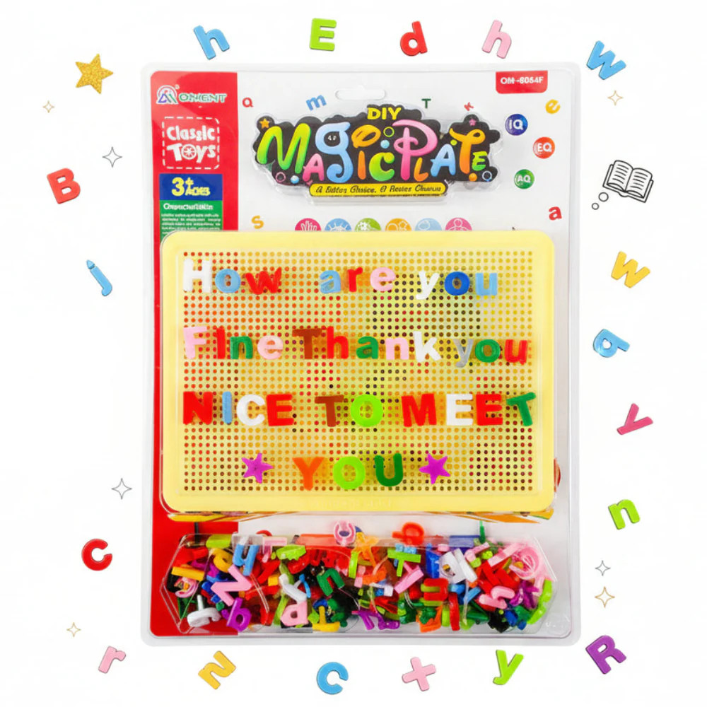 ABC Smart Peg Board Learning Blocks (182 Pcs) thumbnail 6