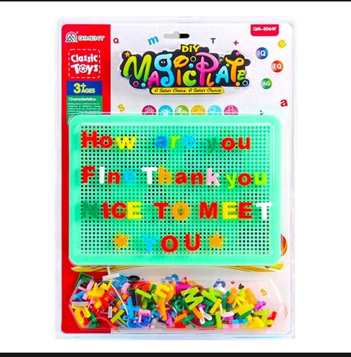 ABC Smart Peg Board Learning Blocks (182 Pcs) thumbnail 4