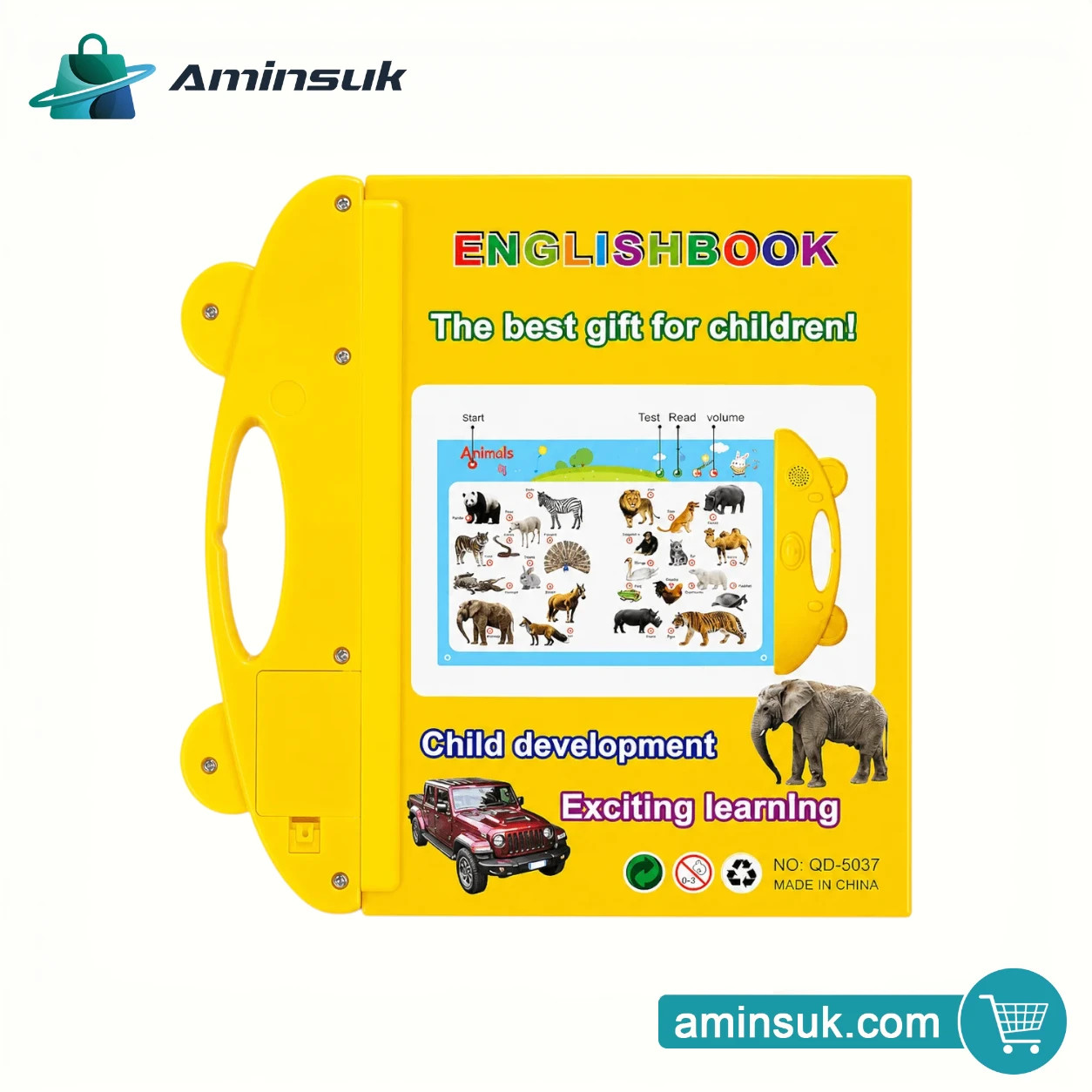Interactive Talking English Learning Book for Kids | Educational Touch & Learn Audio Book thumbnail 2