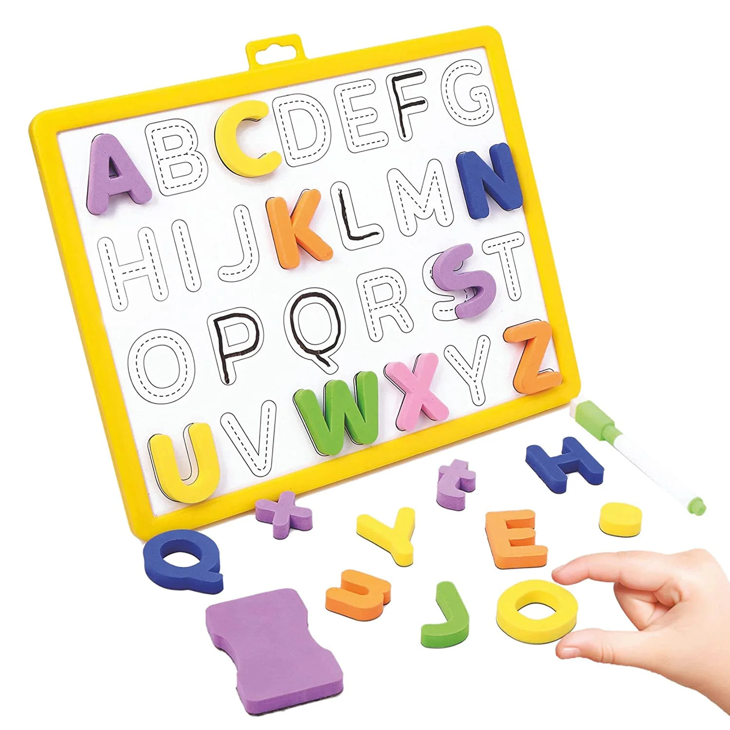 Magnetic Alphabets and Numbers with Double Sided Board thumbnail 3