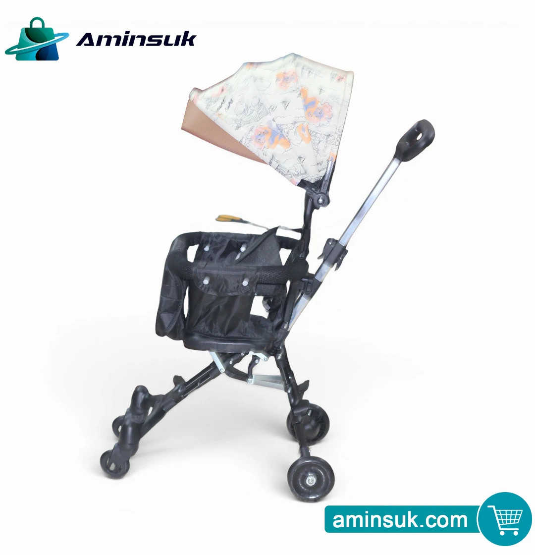 Premium Foldable Baby Stroller with Canopy – Lightweight, Safe & Comfortable Baby Stroller thumbnail 5