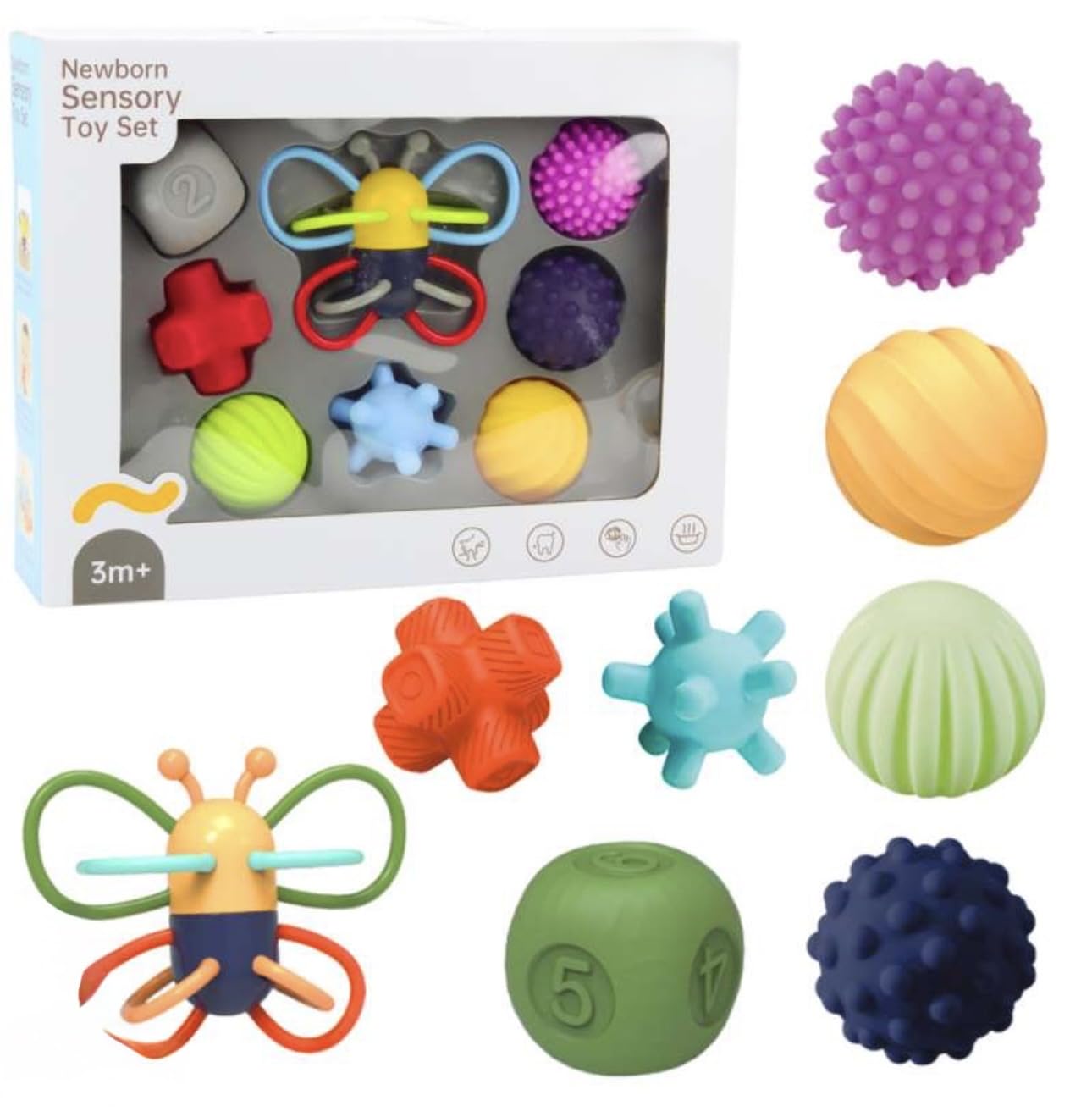 Premium Baby Soft Sensory Balls Set