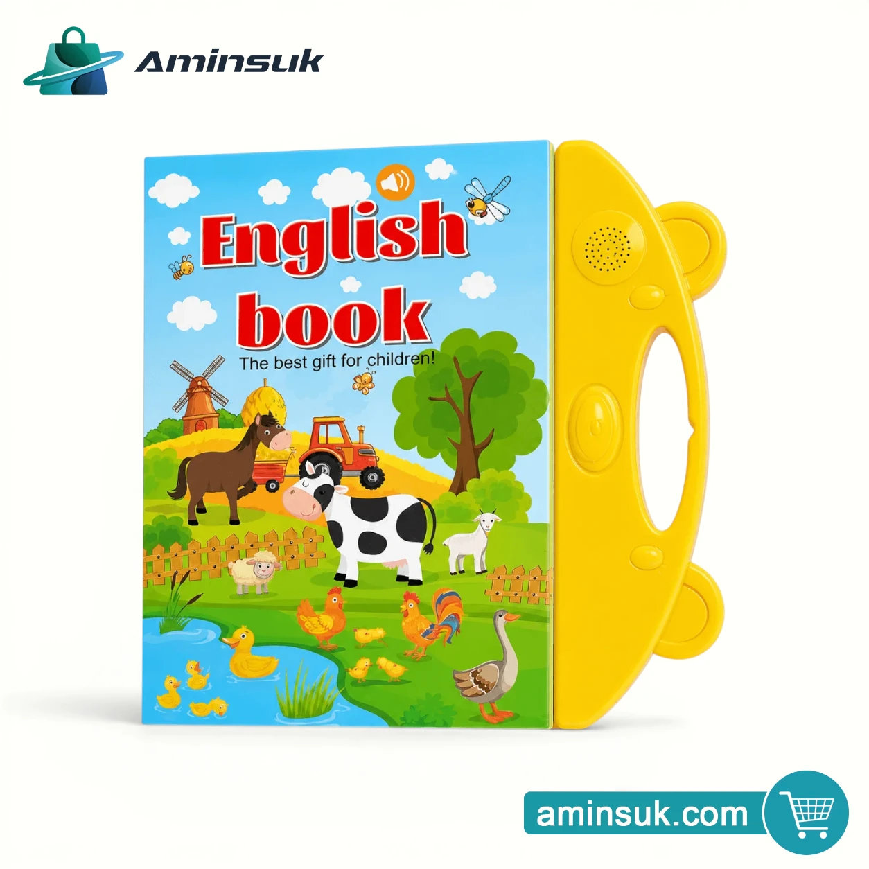 Interactive Talking English Learning Book for Kids | Educational Touch & Learn Audio Book