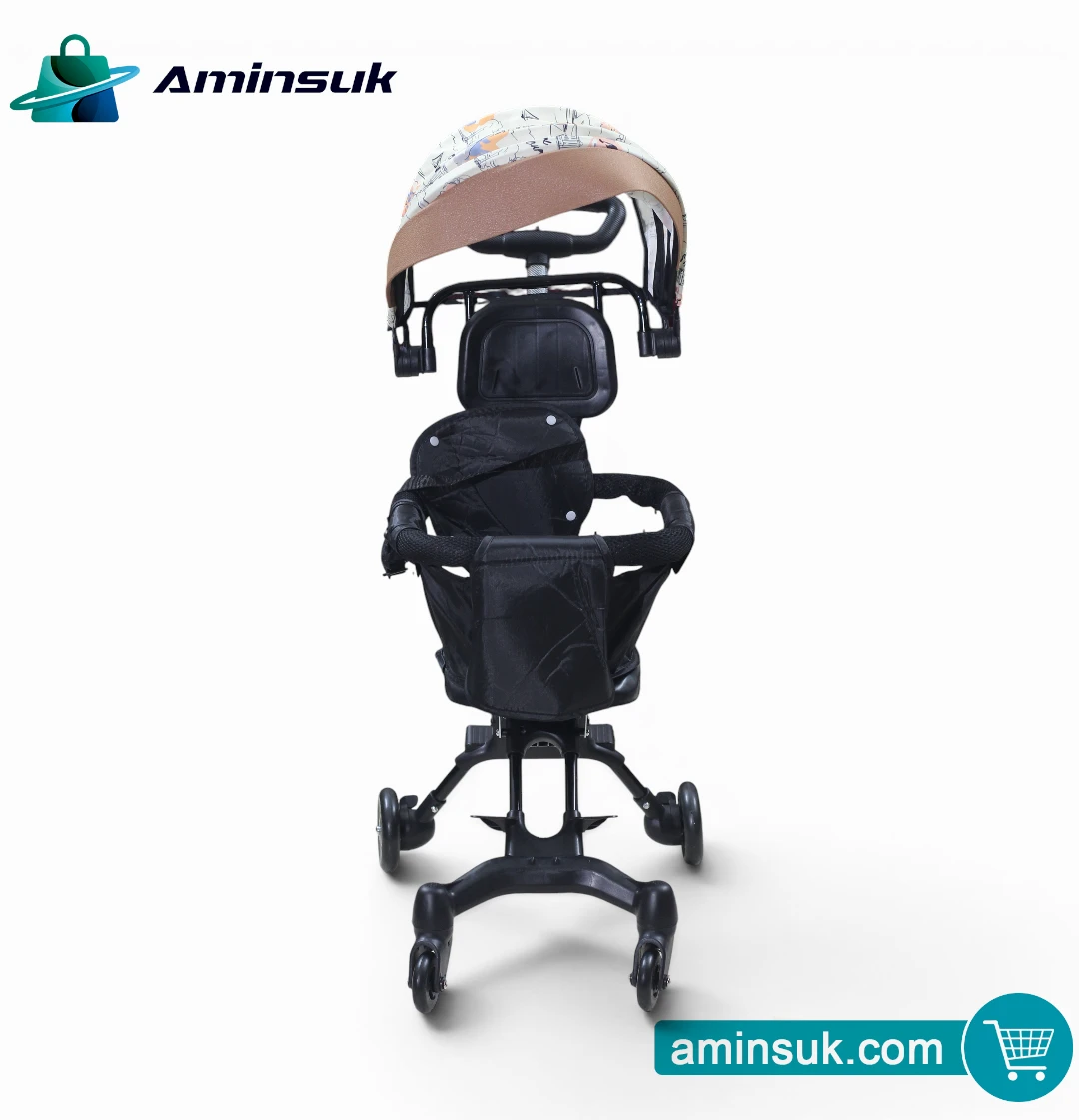 Premium Foldable Baby Stroller with Canopy – Lightweight, Safe & Comfortable Baby Stroller