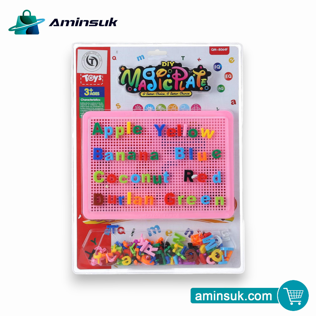 ABC Smart Peg Board Learning Blocks (182 Pcs)