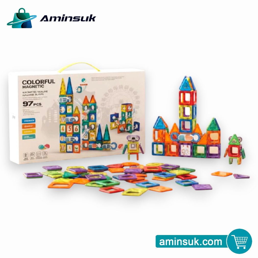 Smart Magnetic Blocks Set (97 Pcs)