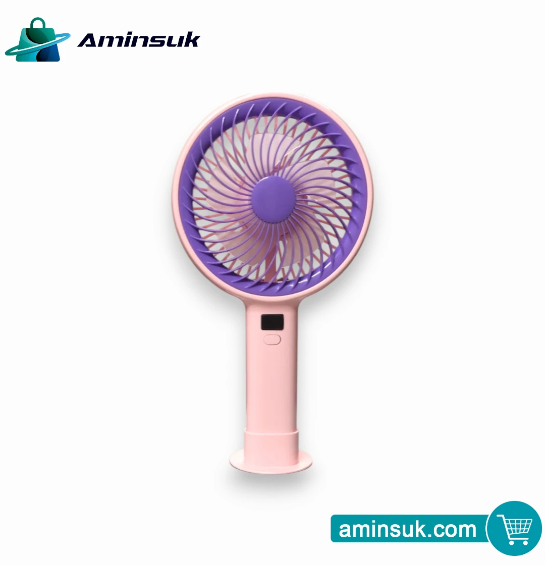 Rechargeable Mini Fan | Portable Table & Hand Fan | USB Charging Mini Fan thumbnail 5