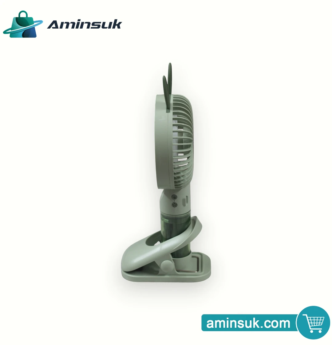 Bunny Ear Portable Mini Fan with Water Mist Spray thumbnail 7