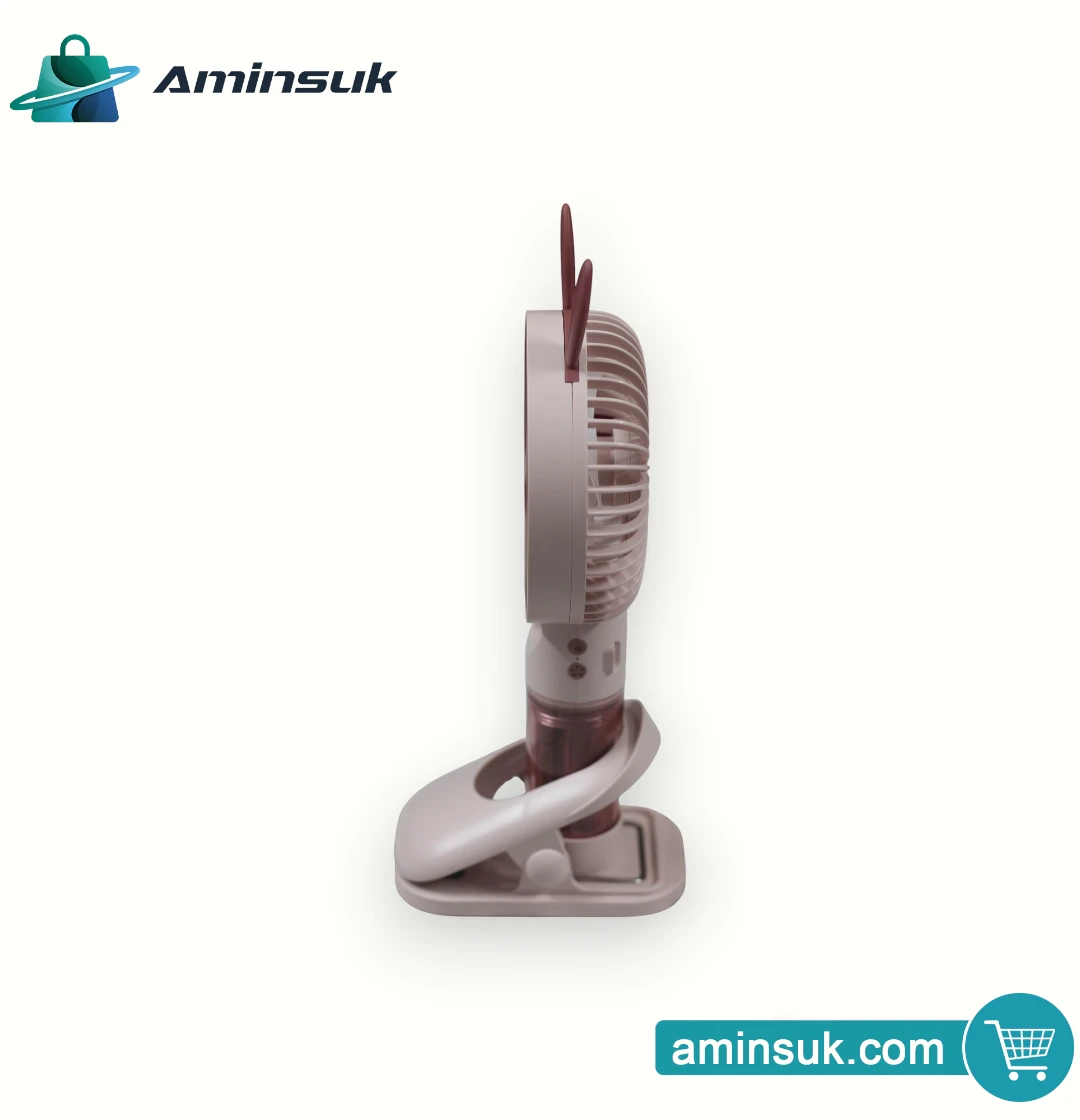 Bunny Ear Portable Mini Fan with Water Mist Spray thumbnail 15