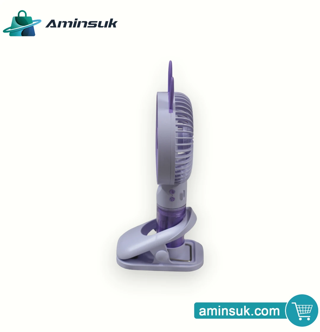 Bunny Ear Portable Mini Fan with Water Mist Spray thumbnail 11