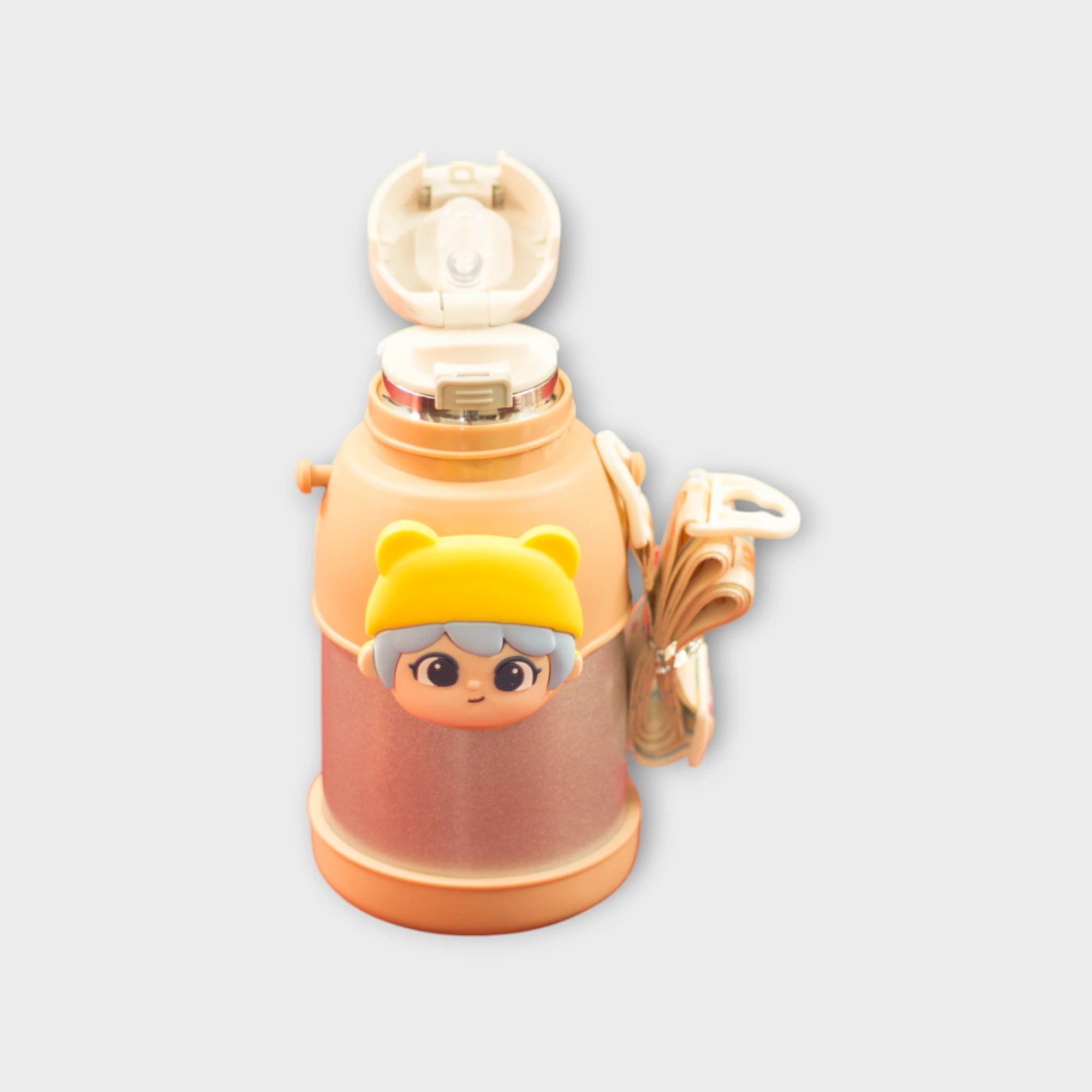 Kids Thermos Bottle 316 Stainless Steel – Leakproof Straw Cute thumbnail 1