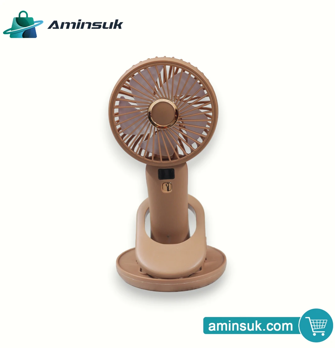 Portable Rechargeable Mini Fan | Handheld & Desk Fan thumbnail 2