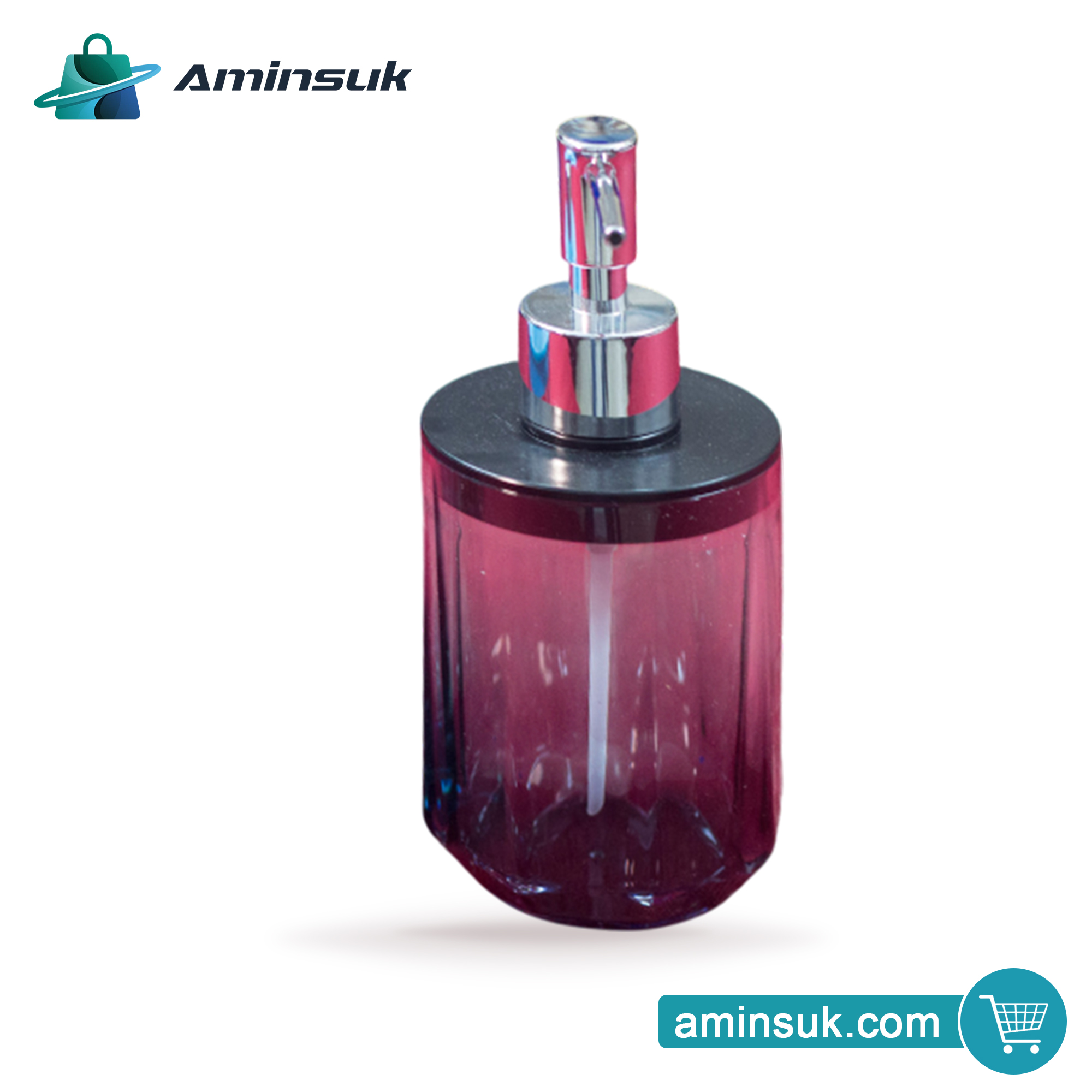Acrylic Soap Dispenser Pump for Bathroom and Kitchen Refillable Hand Washing thumbnail 1