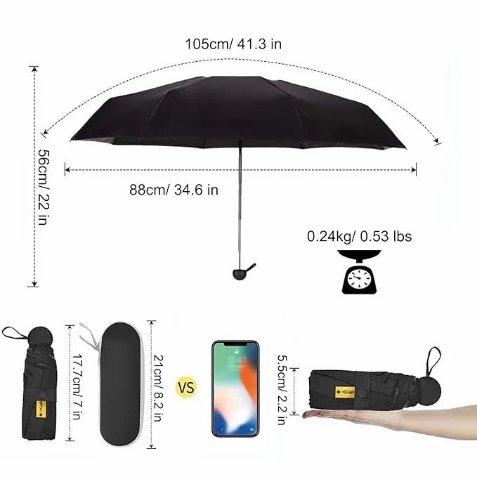 Mini Pocket Umbrella Bangladesh – Premium Capsule UV Protection by thumbnail 18