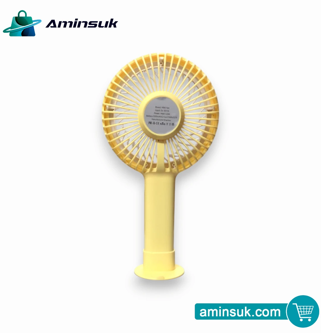 Rechargeable Mini Fan | Portable Table & Hand Fan | USB Charging Mini Fan thumbnail 12