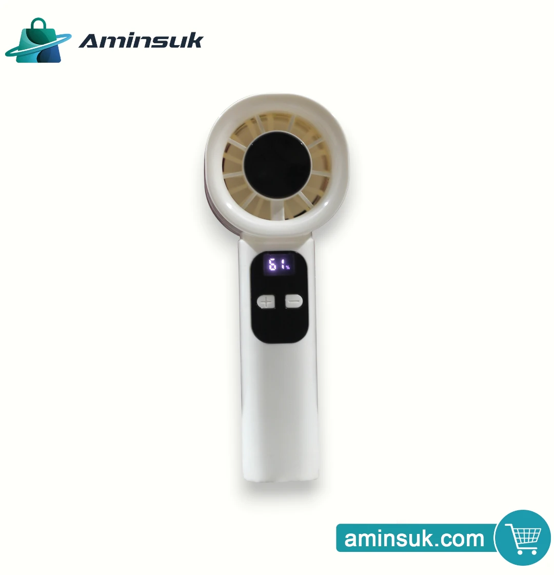 Portable Mini Handheld Fan | Rechargeable Personal Cooling Fan thumbnail 2