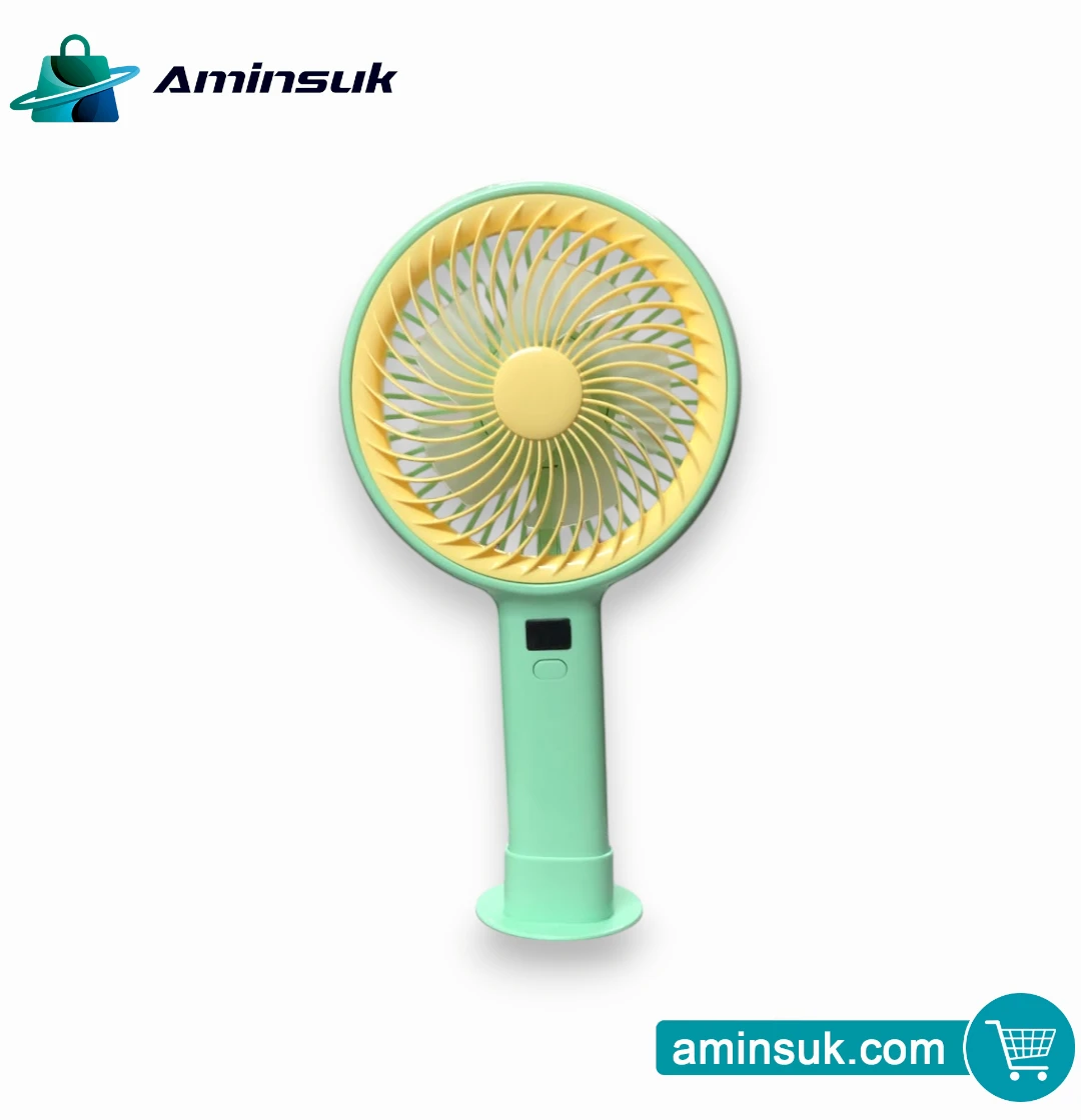 Rechargeable Mini Fan | Portable Table & Hand Fan | USB Charging Mini Fan thumbnail 2