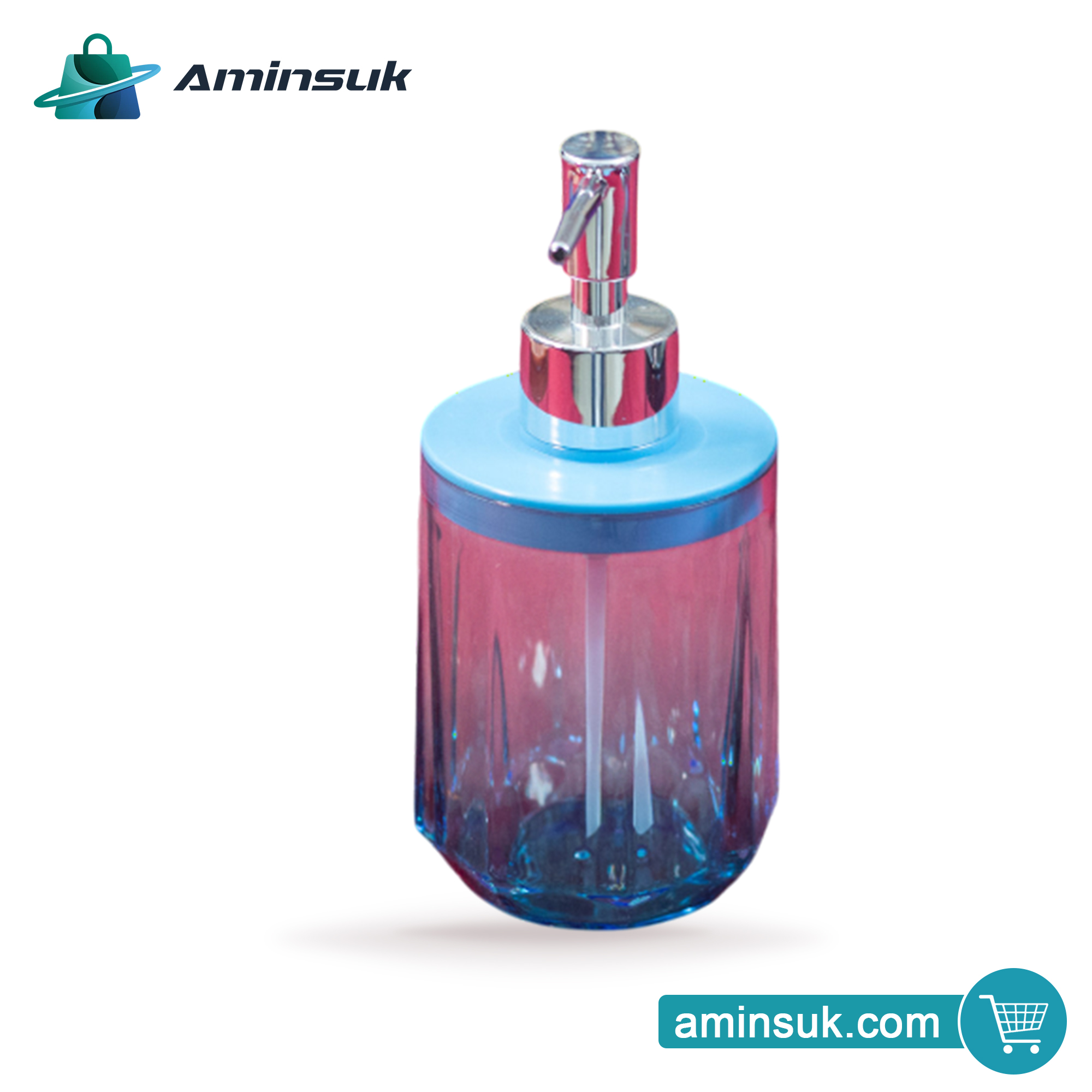 Acrylic Soap Dispenser Pump for Bathroom and Kitchen Refillable Hand Washing thumbnail 3