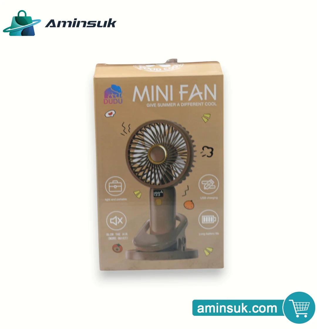 Portable Rechargeable Mini Fan | Handheld & Desk Fan thumbnail 4