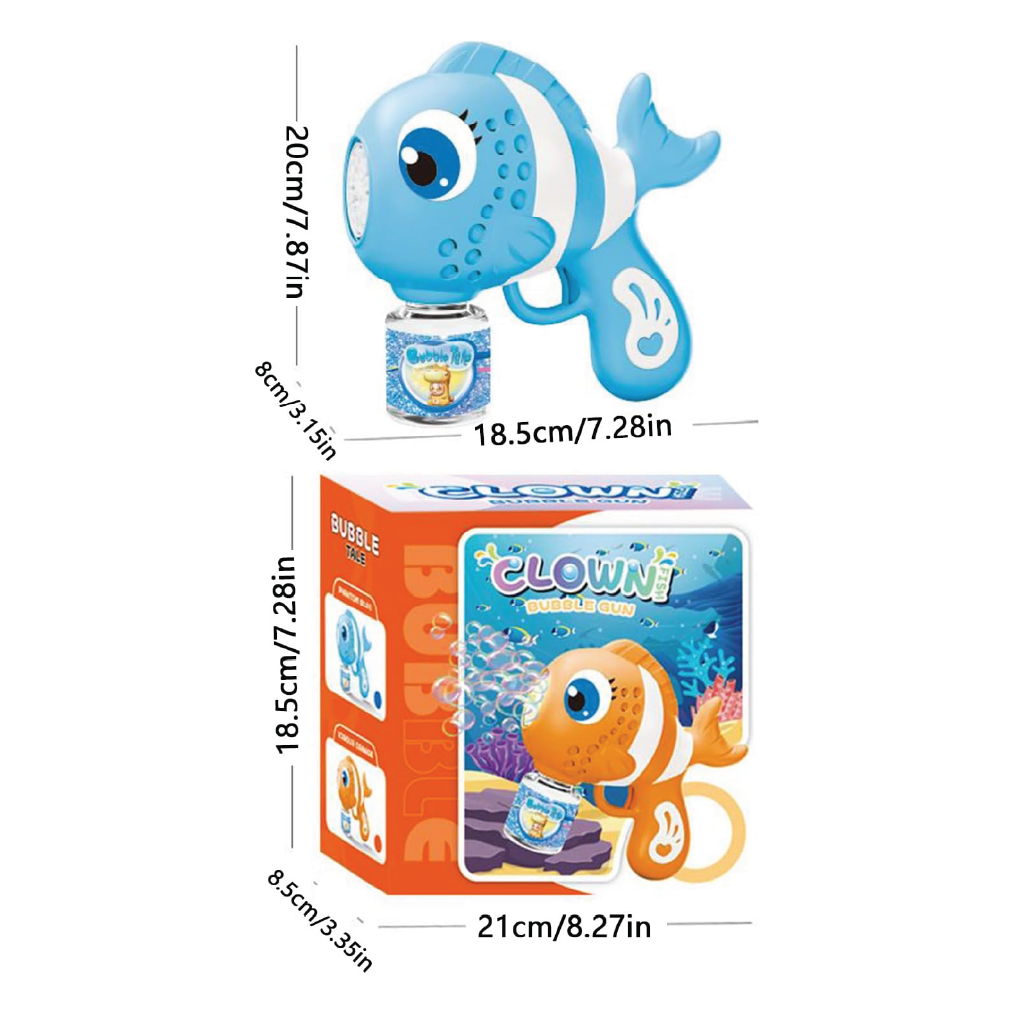 Automatic Fish Bubble Machine for Kids thumbnail 5