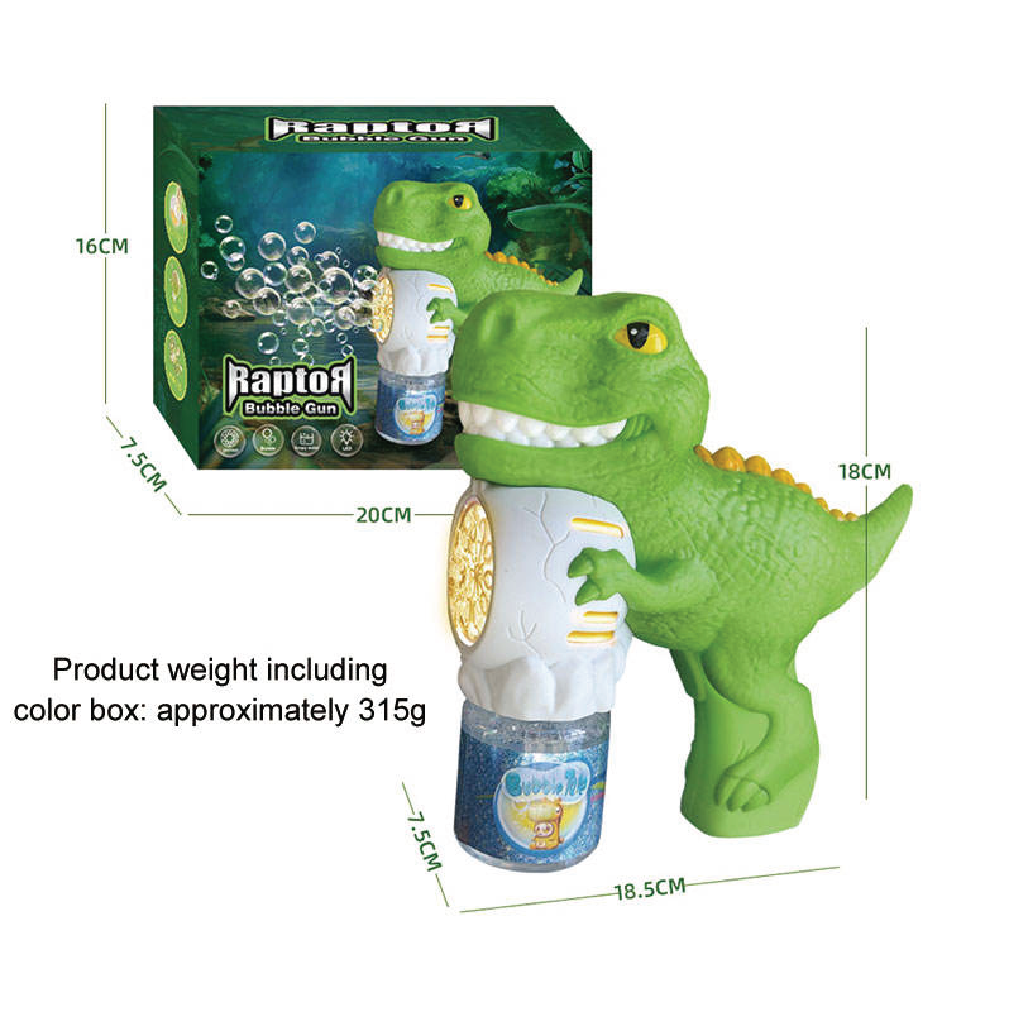 Dinosaur Bubble Gun Bangladesh – Magical LED DinoGlow Fun by thumbnail 3