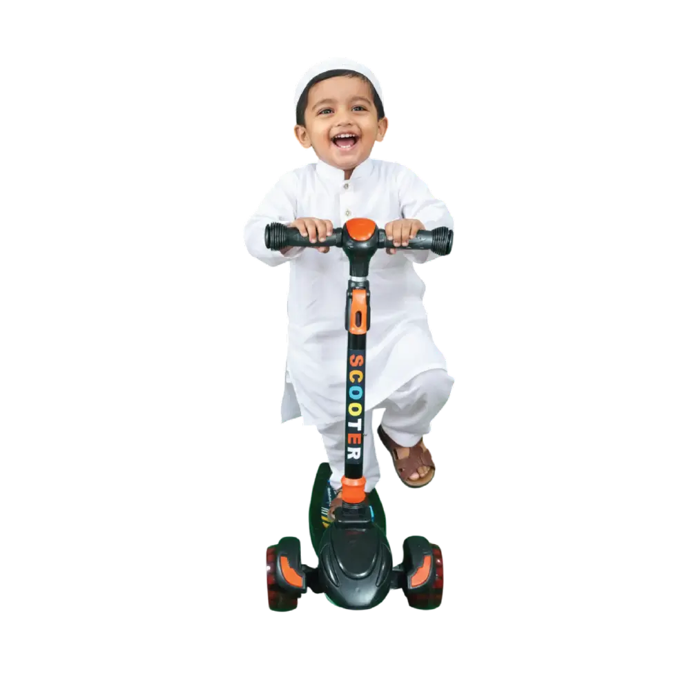GlowRide 3-Wheel LED Kids Kick Scooter thumbnail 2