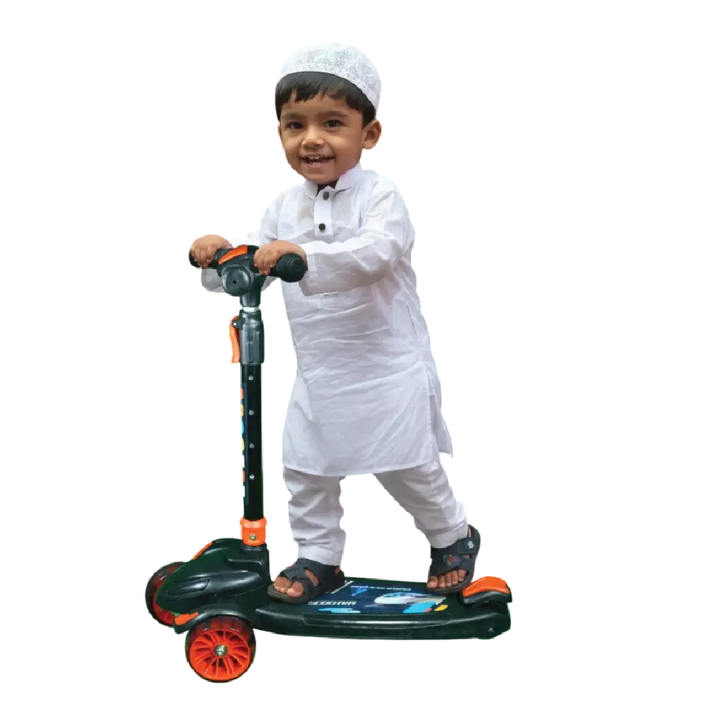 GlowRide 3-Wheel LED Kids Kick Scooter thumbnail 3