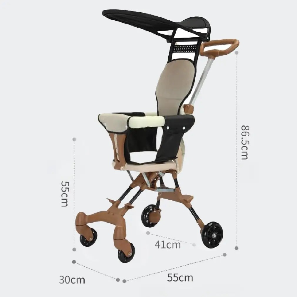 Ultra Lightweight Foldable Baby Stroller | Compact Travel Pushchair for 1–3 Years thumbnail 4