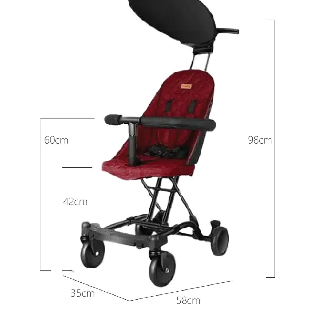 AeroLite Baby Stroller – Foldable Travel Pram thumbnail 7