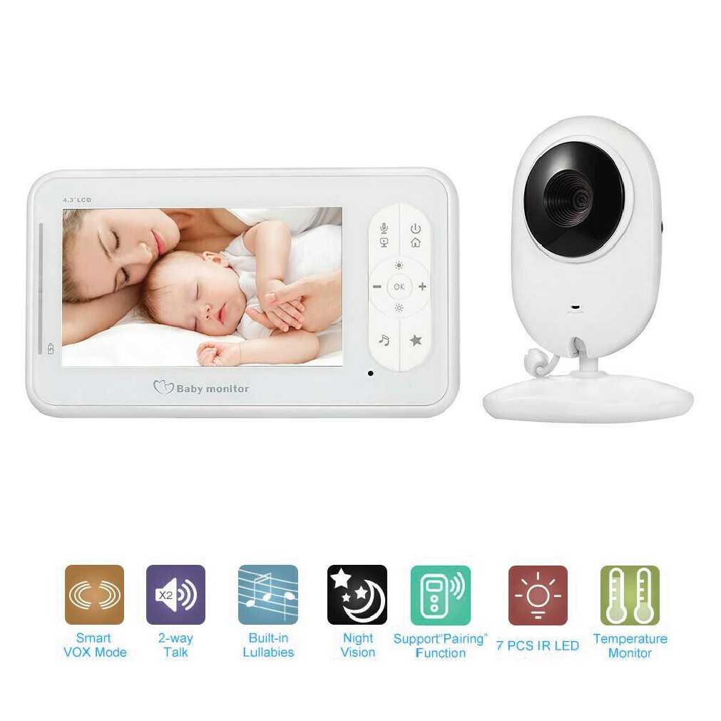 Baby Monitor 4.3 Inch HD Wireless Camera – Smart & Secure Parenting Solution in Bangladesh thumbnail 3