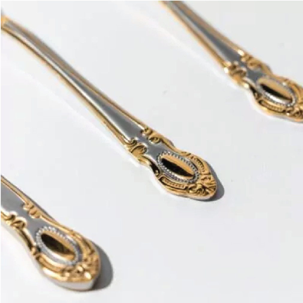 AurumGold Stainless Steel Fork Set (6 Pcs) thumbnail 4
