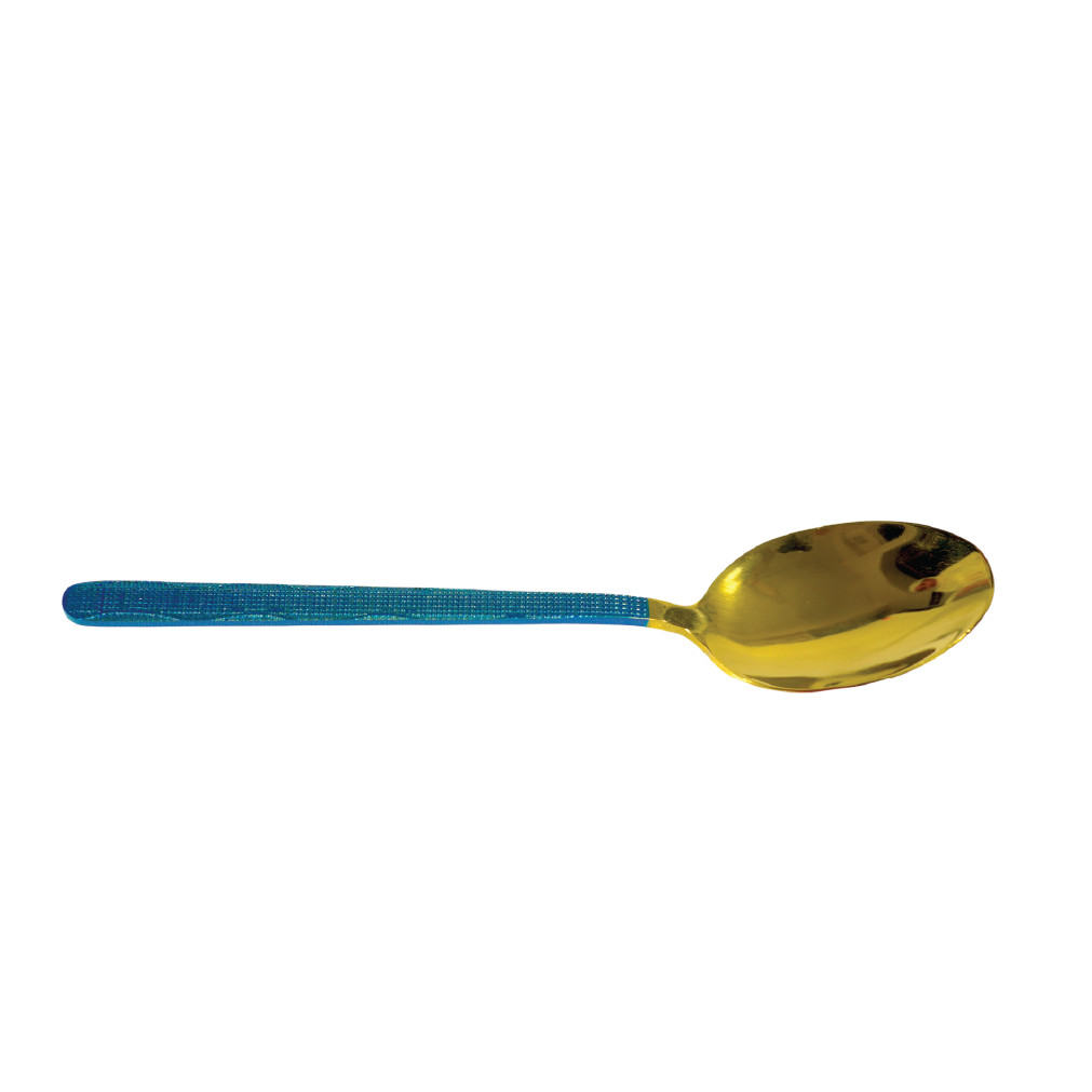 Azure Gold Stainless Steel Coffee Spoon Set thumbnail 3