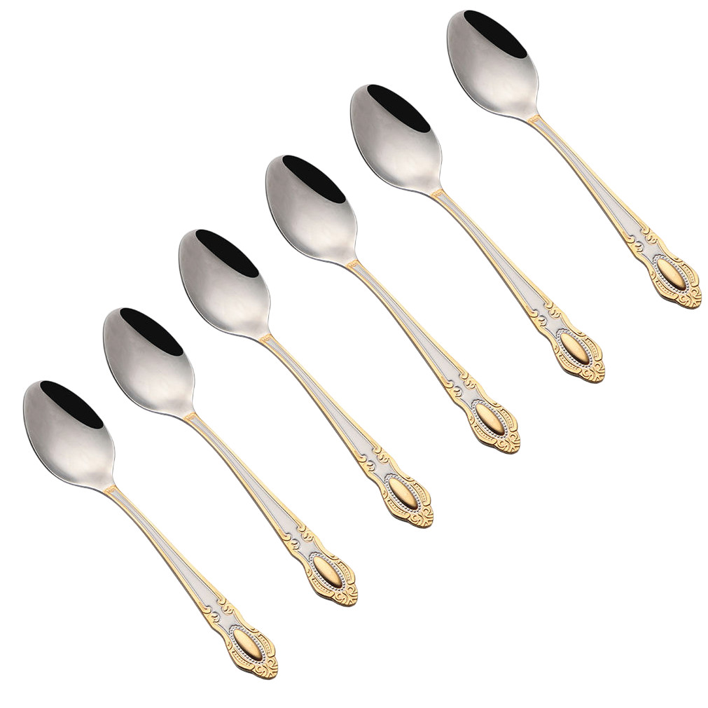 Royal Stainless Steel Tea Spoon Set (6 Pcs) thumbnail 2
