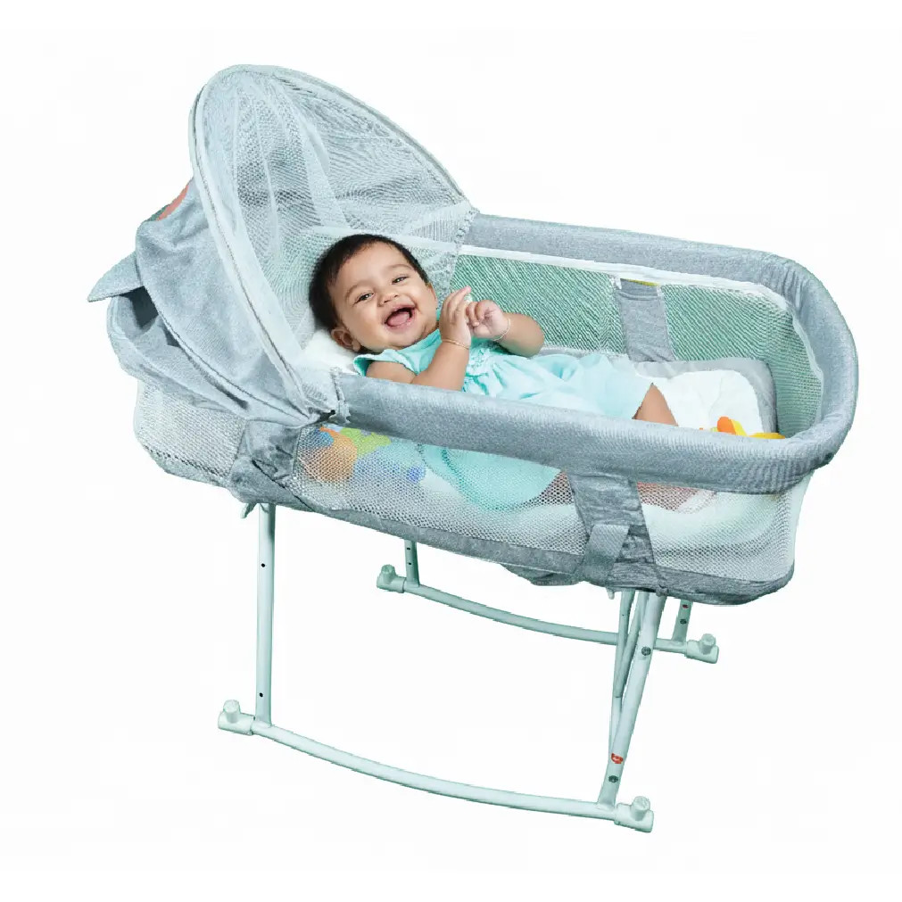 ComfortNest 2-in-1 Portable Rocking Baby Cradle thumbnail 2