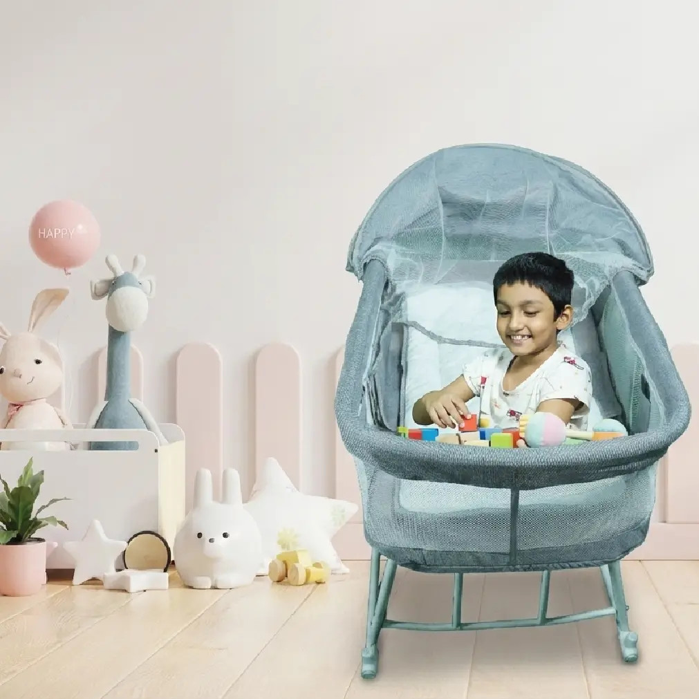 ComfortNest 2-in-1 Portable Rocking Baby Cradle thumbnail 3