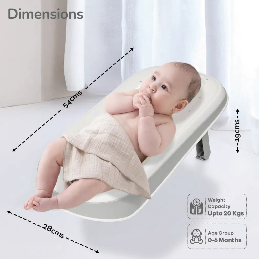 Foldable Baby Bathtub – Premium Safe Comfort thumbnail 2