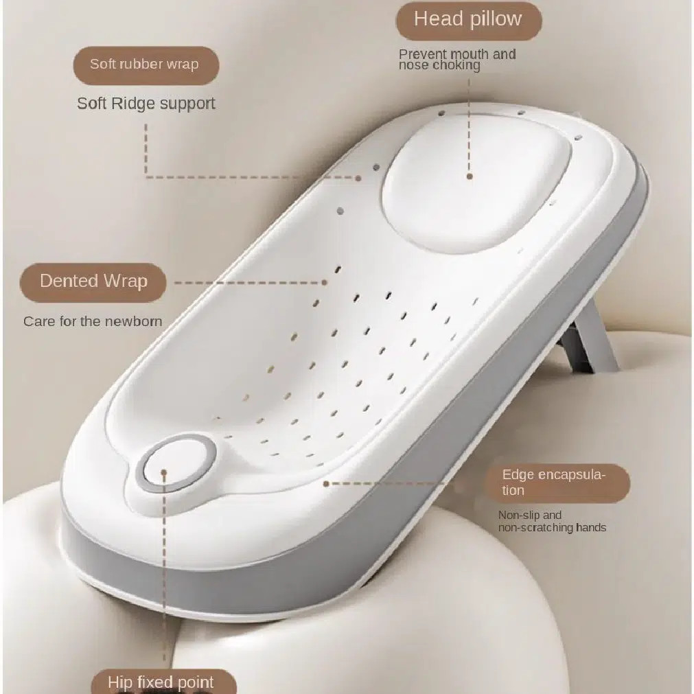 Foldable Baby Bathtub – Premium Safe Comfort thumbnail 4