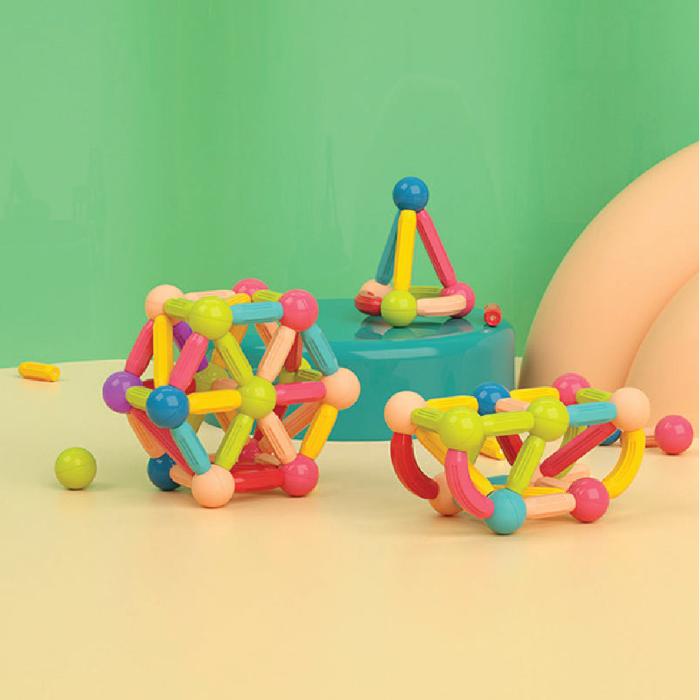 Magnetic Building Sticks Set (64 Pcs) thumbnail 7