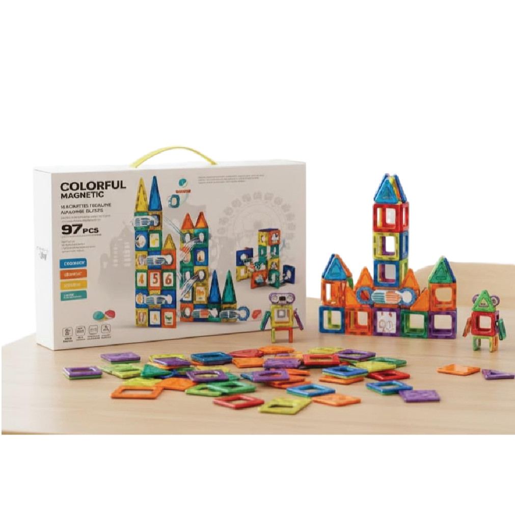Smart Magnetic Blocks Set (97 Pcs) thumbnail 1