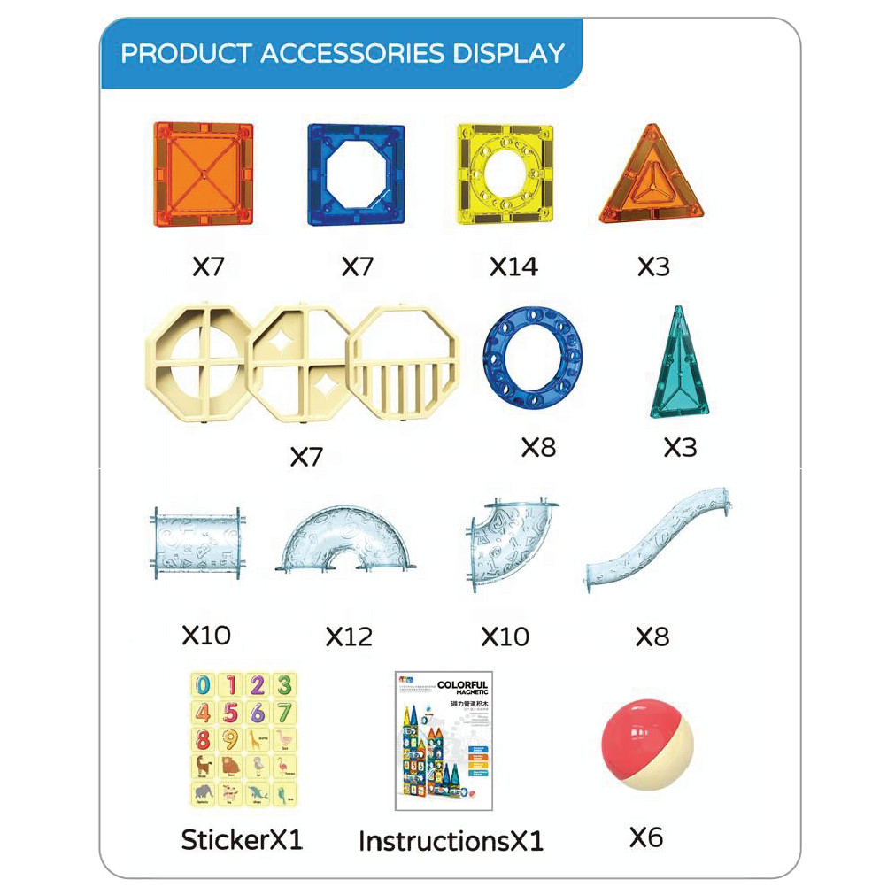 Smart Magnetic Blocks Set (97 Pcs) thumbnail 5