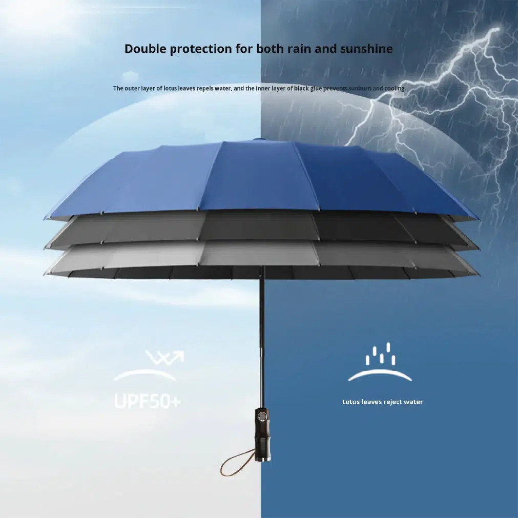 Automatic Storm Umbrella Bangladesh – Premium Windproof UV Protection thumbnail 14